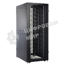 Шкаф серверный ЦМО ШТК-СП-42.8.12-48АА-9005 42U 800x1200 мм пер. дв. перфор. задн. дв. перфор. 2-хст. 2 бок. пан. 1350 кг черный