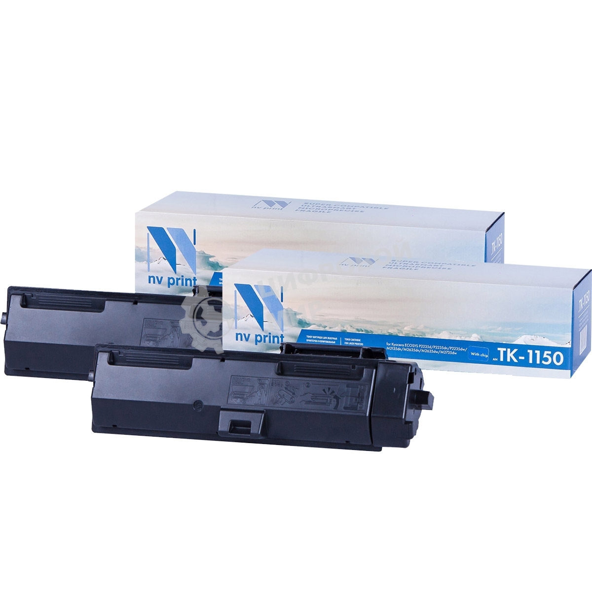 Картридж NVP совместимый NV-TK-1150-SET2 для Kyocera M2135dn/M2635dn/M2735dw/P2235dn/P2235dw (3000k) (2 шт)