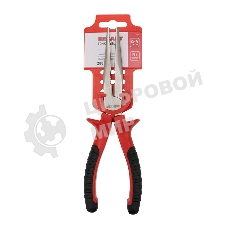 Тонкогубцы Rexant 200 мм никелированные, двухкомпонентные рукоятки