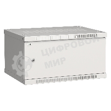 Шкаф ITK LWE3-06U64-MF LINEA WE 6U 600x450 мм дверь металл серый