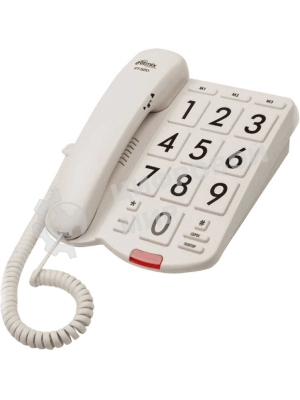 Телефон проводной Ritmix RT-520 слоновая кость