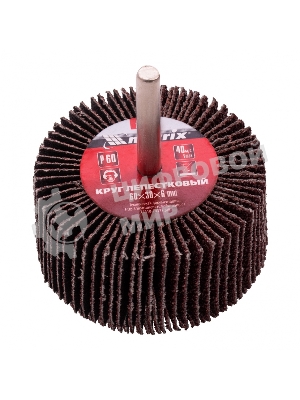 Круг лепестковый Matrix для дрели, P 60, 60x30x6 мм