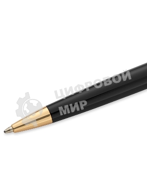 Ручка шариковая Waterman Hemisphere (CWS0920770) Matte Black GT M, синие чернила, подарочная коробка