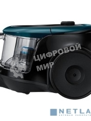 Пылесос Samsung VC18M21C0VN/EV зеленый/черный, 380/1800 Вт, уборка сухой, пылесборник контейнер 1.5 л