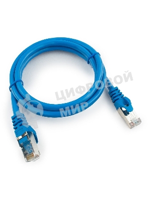 Патч-корд FTP Cablexpert cat.6, 1м, литой, многожильный, черный