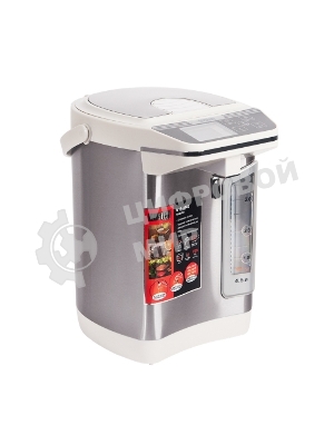 Термопот Mystery MTP-2442 4.5л. 700Вт серебристый/белый