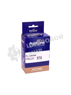 Картридж струйный ProfiLine PL-C5016A для принтеров HP DesignJet-10/20/30/50/90/120/130 с чернилами Black 69 мл