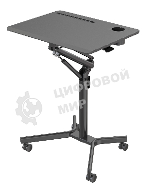 Стол для ноутбука Cactus VM-FDS101B столешница МДФ черный 70x52x105 см (CS-FDS101BBK)