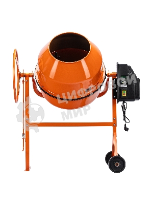 Бетоносмеситель Сибртех БСН-200П 800 Вт, 200 л, полиамидный венец, 23 об/мин
