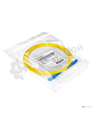 Патч-корд волоконно-оптический ExeGate FC-S-9-SC-SC-10M-LSZH (Шнур ВО SM 9/125 (OS2/G.652.D), SC/UPC-SC/UPC, Simplex, LSZH, 10 м)