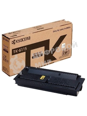 Картридж лазерный Kyocera TK-6115 (1T02P10NL0) черный для M4125idn/M4132idn 15000 стр.