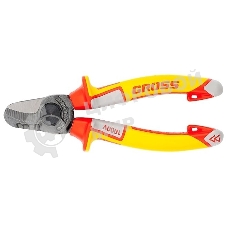 Кабелерез Gross 17725 диэлектрические рукоятки до 1000в трехкомпонентные рукоятки 160 мм