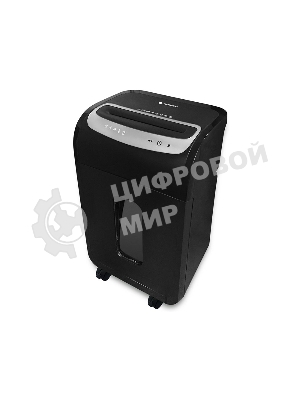 Шредер ГЕЛЕОС УМ35-5, (DIN P-5), фрагмент 1,9х14мм, 24-27 лист (70г/м2), CD/пл.карты/скрепки/скобы, 35 литров 