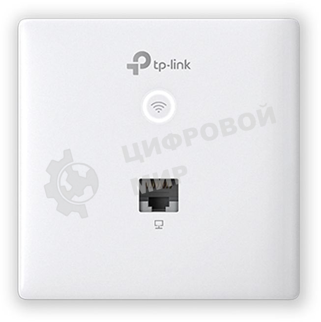 Точка доступа TP-Link Omada AC1200 wireless MU-MIMO Gigabit wall-plate Access Point, 1 Gigabit downlink port, 1 gigabit uplink port, 802.3af/at PoE in, wall plate mounting, support standalone mode and controlled by Omada SDN controller (Software/hardware/Cloud)