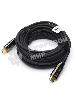 Кабель HDMI 30 м (HIGH speed, Metal gold, Optical) 8K VER 2.1 Кабель HDMI 30 м (HIGH speed, Metal gold, Optical) 8K VER 2.1