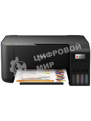МФУ струйное Epson EcoTank L3210 (C11CJ68506/C11CJ68403/C11CJ68405/C11CJ68501/C11CJ68517), A4, цветной, печ. до 10 стр/мин. (ч/б) до 5 стр/мин. (цвет), 1440 x 5760 dpi (печать) 600x1200dpi (скан.), USB