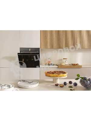 Встраиваемая электрическая духовка Gorenje BFS6148B, объем 77 л, макс. температура 230 градусов, сенсорное/поворотное управление, Wi-Fi, пар (FullSteam), сувид, AirFry, автоматические программы, телескопические направляющие на одном уровне, термощуп, динамическая система охлаждения, многоуровневое приготовление, PerfectGrill, энергоэффективность А+, черный