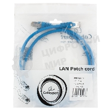 Патч-корд FTP Cablexpert cat.6, 1м, литой, многожильный, черный