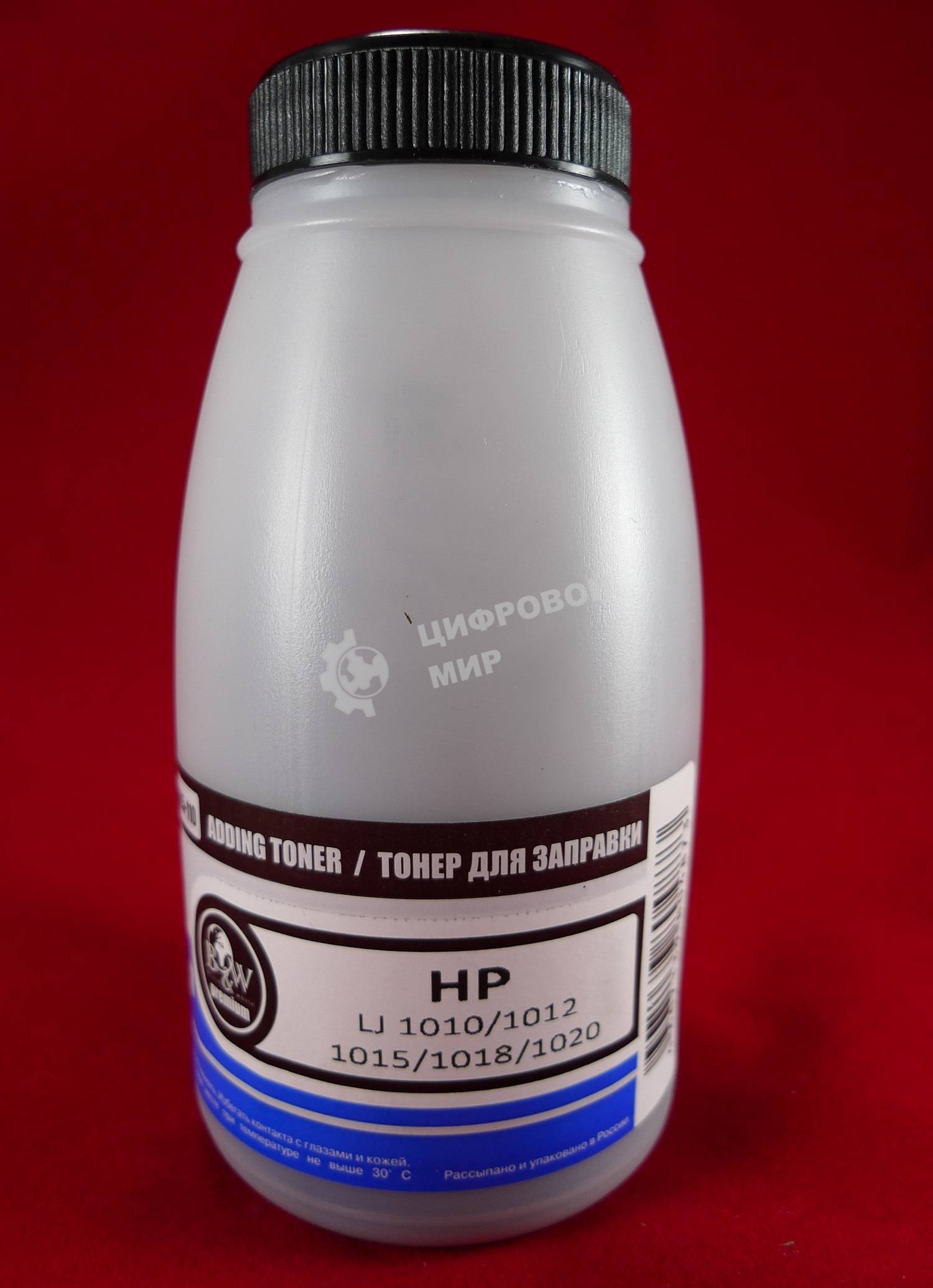 Тонер HP LJ 1010/1012/1015/1018/1020 (фл,110г) B&W Premium фас России