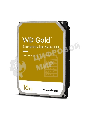 Жесткий диск Western Digital SATA 16Tb 7200RPM 6Gb/S 512MB GOLD WD161KRYZ