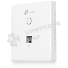 Точка доступа TP-Link Omada AC1200 wireless MU-MIMO Gigabit wall-plate Access Point, 1 Gigabit downlink port, 1 gigabit uplink port, 802.3af/at PoE in, wall plate mounting, support standalone mode and controlled by Omada SDN controller (Software/hardware/Cloud)