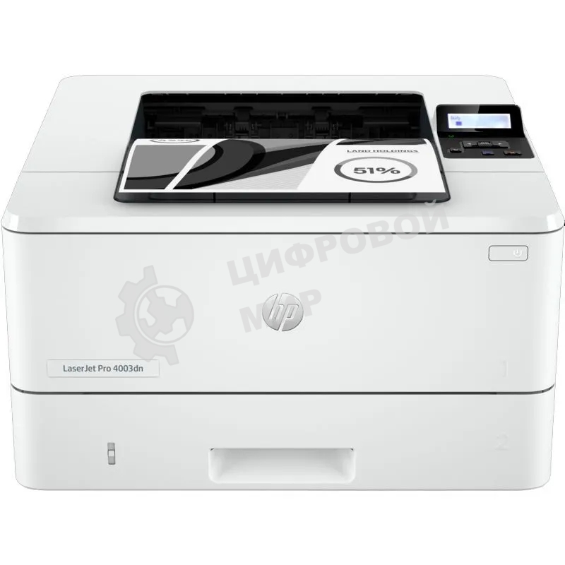 Принтер лазерный HP LaserJet Pro 4003dn (2Z609A), A4, ч/б, печ. до 40 стр/мин., 1200 x 1200 dpi, USB, RJ-45, Air Print, Mopria