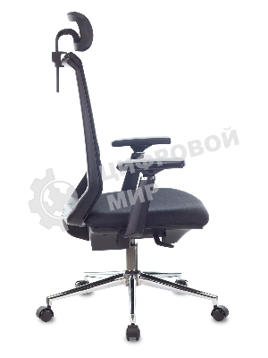 Кресло Бюрократ MC-612N-H TW-01 черный, сетка, подголовник