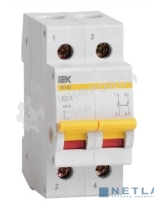 Выключатель нагрузки ВН-32 20А/2П IEK MNV10-2-020