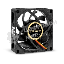 Вентилятор для корпуса ExeGate EX07015S3P черный, 70 мм, 3000 об/мин, 27 дБ, 3 pin