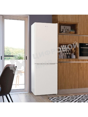 Холодильник Gorenje NRK619EEW4 белый двухкамерный 203/99л морозилка снизу, No Frost