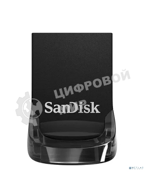 Флешка USB Sandisk CZ430 ULTRA FIT (SDCZ430-128G-G46), 128Gb, USB 3.1, R/W 130/40, черный