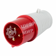 Вилка Rexant 024 переносная 3Р+РЕ 32А 380В IP44