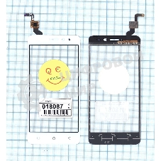 Сенсорное стекло (тачскрин) для Lenovo K6, белое