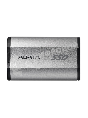 Внешний SSD ADATA SD810, 4Tb, USB 3.2 Gen 2x2 Type-C, R/W 2000/2000, серебристый