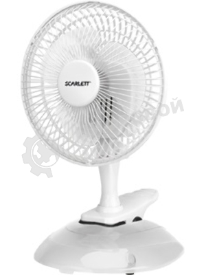 Вентилятор настольный Scarlett SC-DF111S01 25Вт скоростей:2 белый