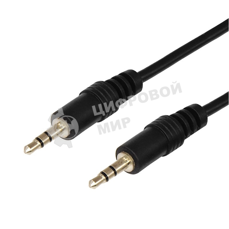 Шнур Rexant Стерео 3,5 мм штекер - Стерео 3,5 мм штекер, длина 3 метра