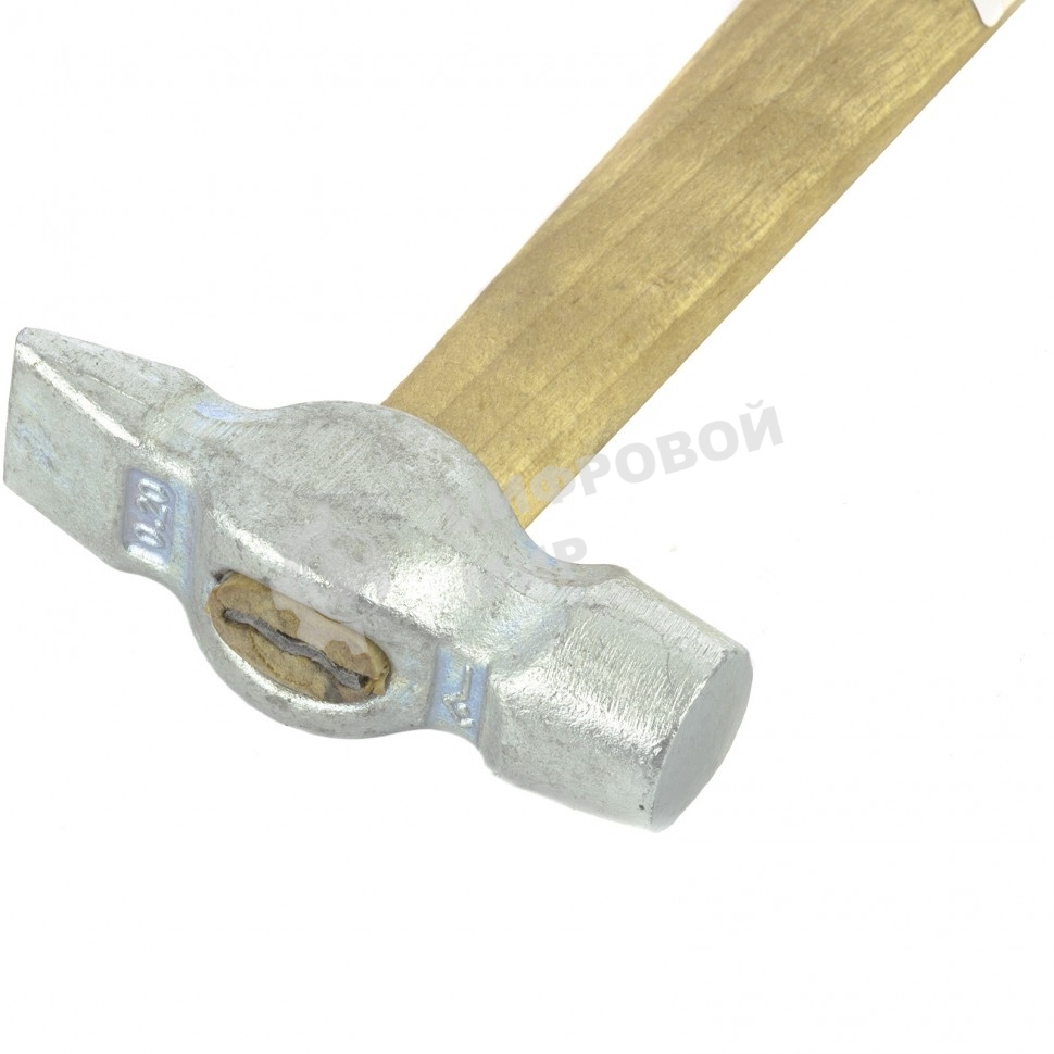 Молоток Россия слесарный,200 г,круглый боек,деревянная ручка 10238