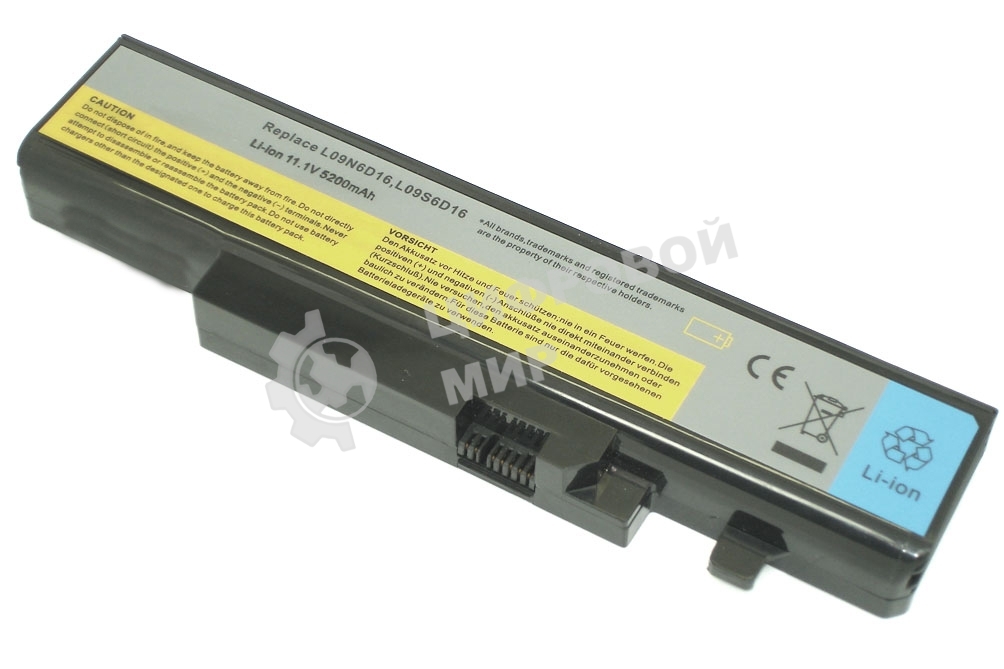 Аккумуляторная батарея для ноутбука Lenovo IdeaPad Y460 (121000916) 5200mAh OEM черный