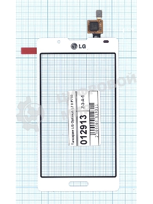 Сенсорное стекло (тачскрин) для LG Optimus L7 II P710, белое