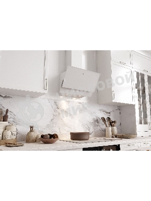 Вытяжка наклонная Elikor Vertex WH 50 белый, 50 см, 750 куб. м/ч, 56 дБ