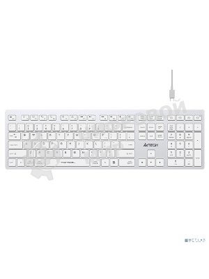 Клавиатура беспроводная A4Tech Fstyler FBX50C, USB, Bluetooth/Радиоканал, белый
