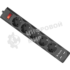 Сетевой фильтр Defender 1.8M DFS 751 5OUTL.