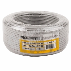 Кабель UTP PROconnect 4PR 24AWG, CU (медь), CAT5E, 100 МГц, PVC, серый, бухта 50 м