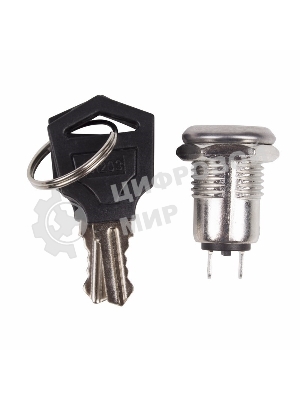 Выключатель ключ Rexant Ø12 250V 0.5А (2с) ON-OFF