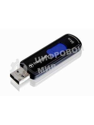 Флешка USB Transcend JetFlash 760 (TS64GJF760), 64Gb, USB 3.0, R/W 130/40, черный/синий