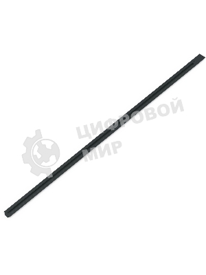 Шинопровод Gauss встраиваемый 2м черный (с адаптером питания и заглушкой)