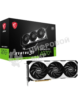 Видеокарта MSI RTX4070Ti VENTUS 3X E1 12GB OC RTL
