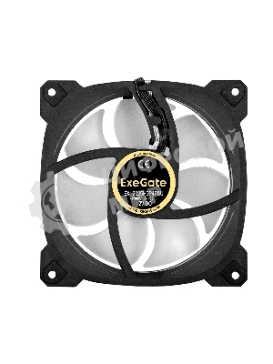 Вентилятор для корпуса ExeGate EX12025H3P4PSU-PWM.ARGb черный, 120 мм, 1800 об/мин, 26 дБ, 4 pin