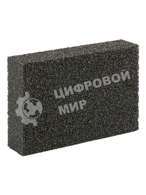 Губка для шлифования Matrix, 100 х 70 х 25 мм, мягкая, P 60
