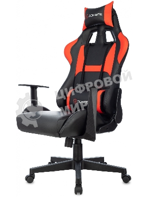 Кресло Zombie Game Penta черный/красный, экокожа, 120 кг, механизм качания